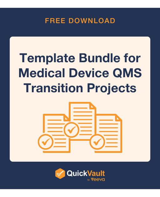 Template Bundle for Medical Device QMS Transition Projects - Free Download