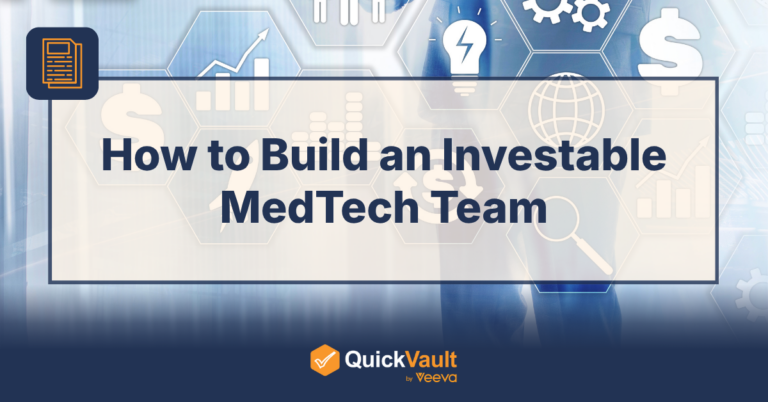 How to Build an Investable MedTech Team
