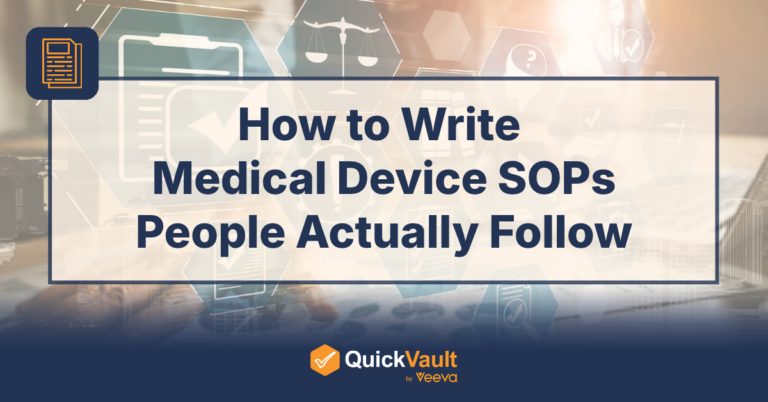 How to Write Medical Device SOPs