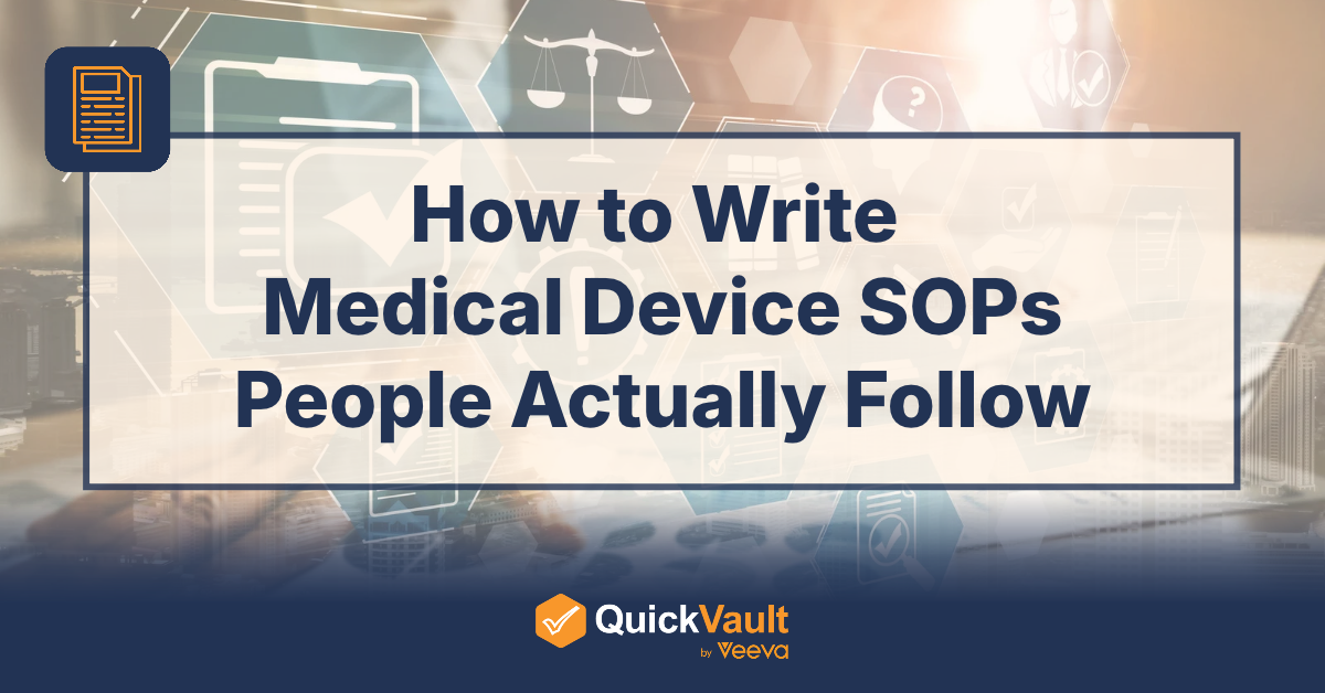 How to Write Medical Device SOPs