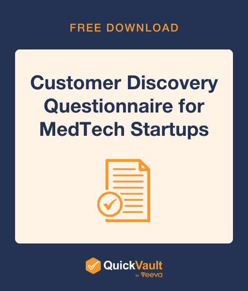 Customer Discovery Questionnaire for MedTech Startups - free download